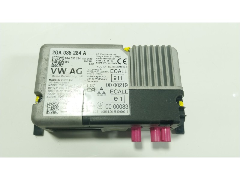 Recambio de modulo electronico para seat arona (kj7, kjp) 1.0 tsi referencia OEM IAM 2GA035284A 2GA035284A 