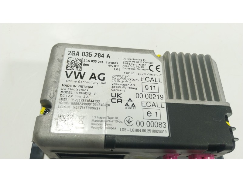 Recambio de modulo electronico para seat arona (kj7, kjp) 1.0 tsi referencia OEM IAM 2GA035284A 2GA035284A 