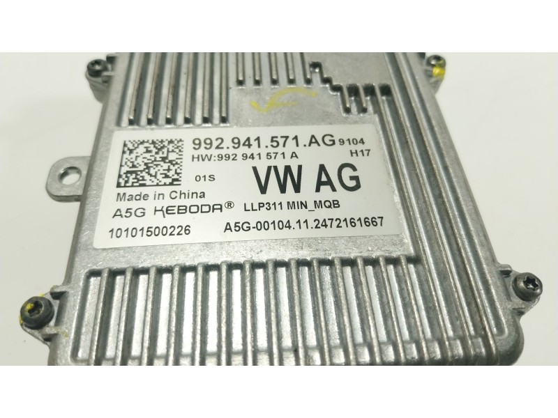 Recambio de centralita faros xenon para seat arona (kj7, kjp) 1.0 tsi referencia OEM IAM 992941571AG 992941571AG 