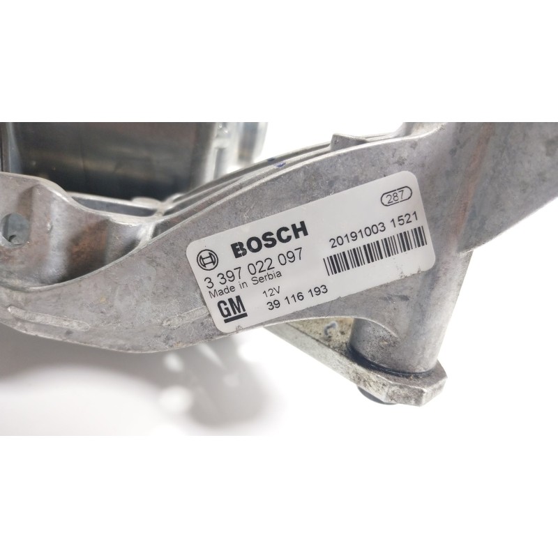 Recambio de motor limpia delantero para opel astra k (b16) 1.2 turbo (68) referencia OEM IAM  3397022097 