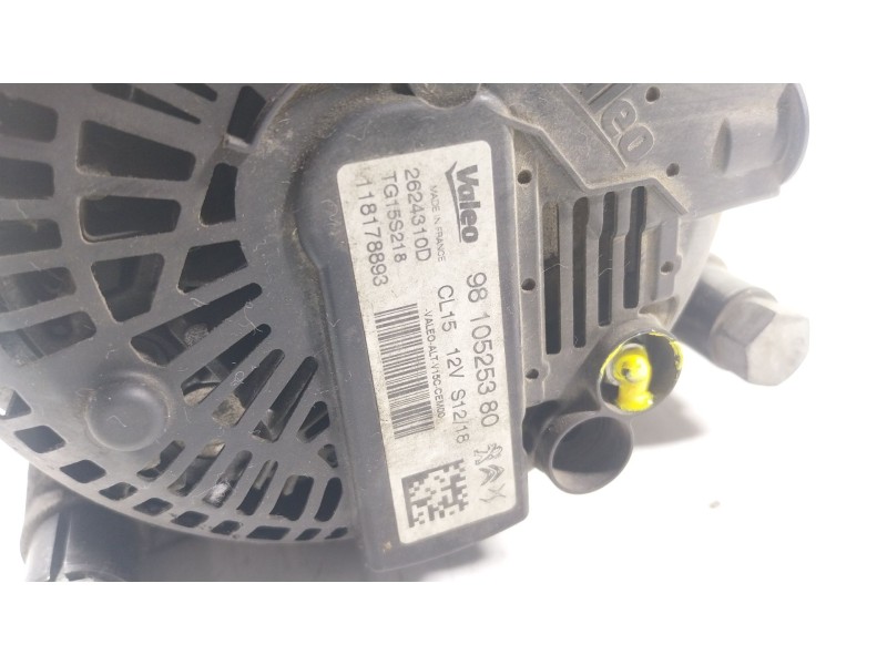 Recambio de alternador para citroën c4 cactus 1.6 bluehdi 100 referencia OEM IAM 9810525380 9810525380 