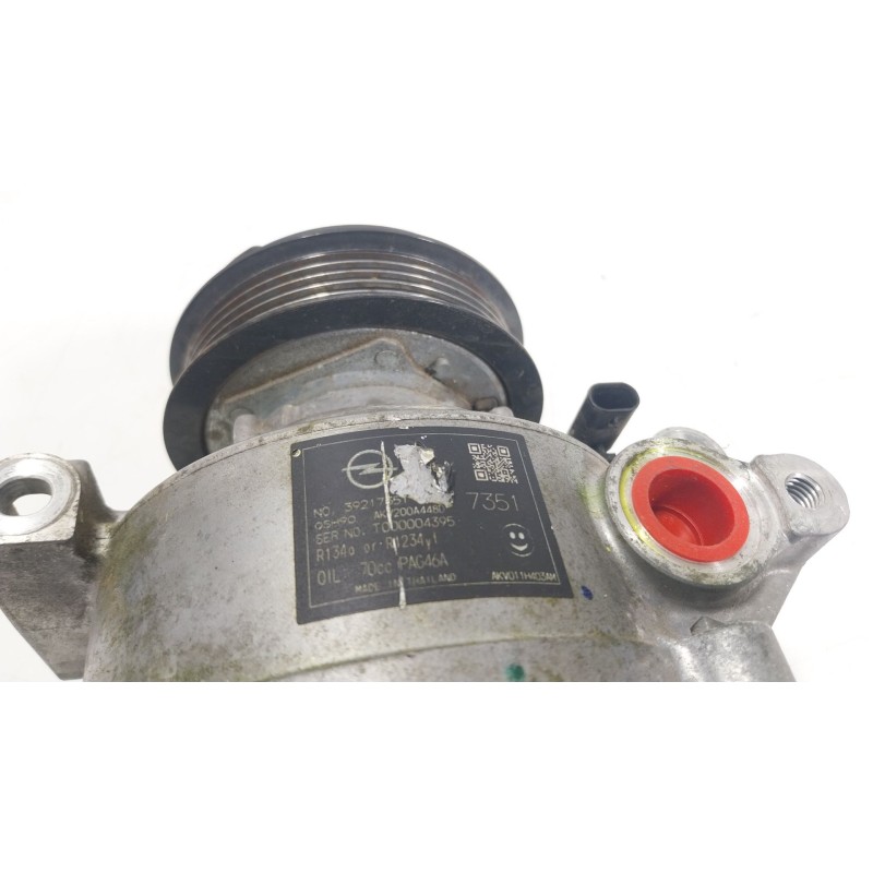 Recambio de compresor aire acondicionado para opel astra k (b16) 1.2 turbo (68) referencia OEM IAM   