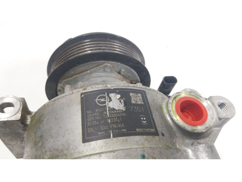Recambio de compresor aire acondicionado para opel astra k (b16) 1.2 turbo (68) referencia OEM IAM   