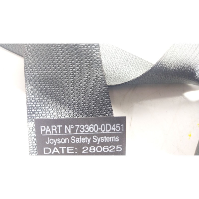Recambio de cinturon seguridad trasero derecho para toyota yaris cross (mxp_) 1.5 hybrid (mxpj10) referencia OEM IAM  733600D451