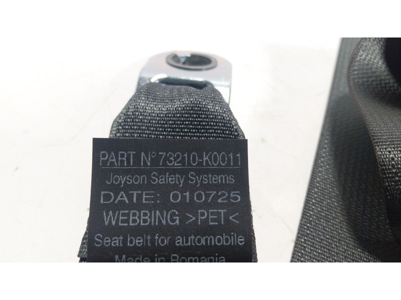 Recambio de cinturon seguridad delantero derecho para toyota yaris cross (mxp_) 1.5 hybrid (mxpj10) referencia OEM IAM  73210K00