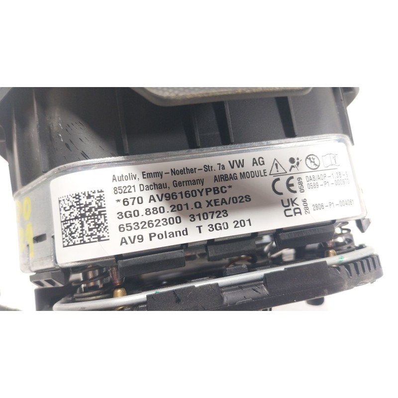 Recambio de airbag delantero izquierdo para volkswagen t-roc (a11, d11) 2.0 tdi scr referencia OEM IAM  3G0880201Q 