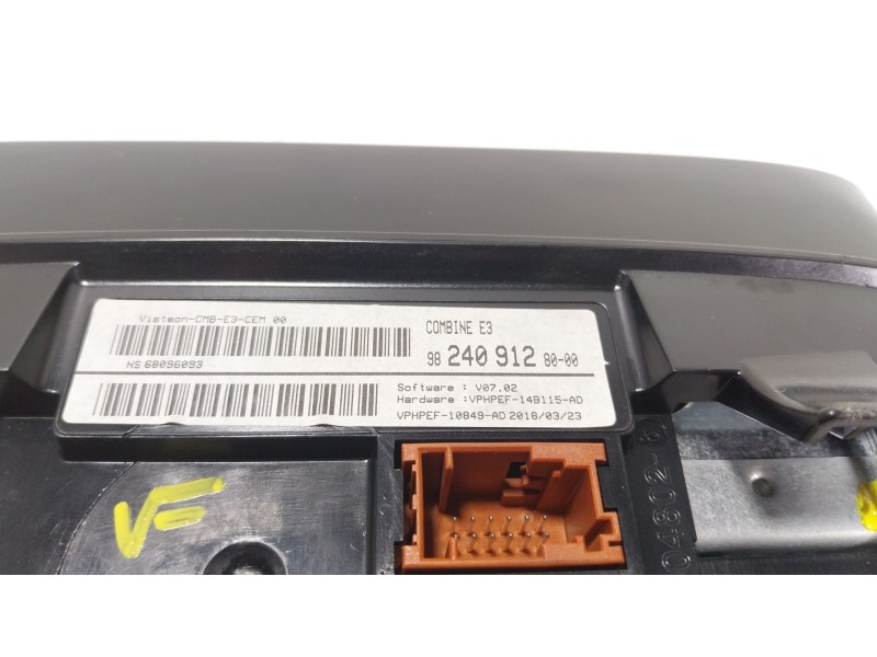 Recambio de cuadro instrumentos para citroën c4 cactus 1.6 bluehdi 100 referencia OEM IAM 9824091280 9824091280 