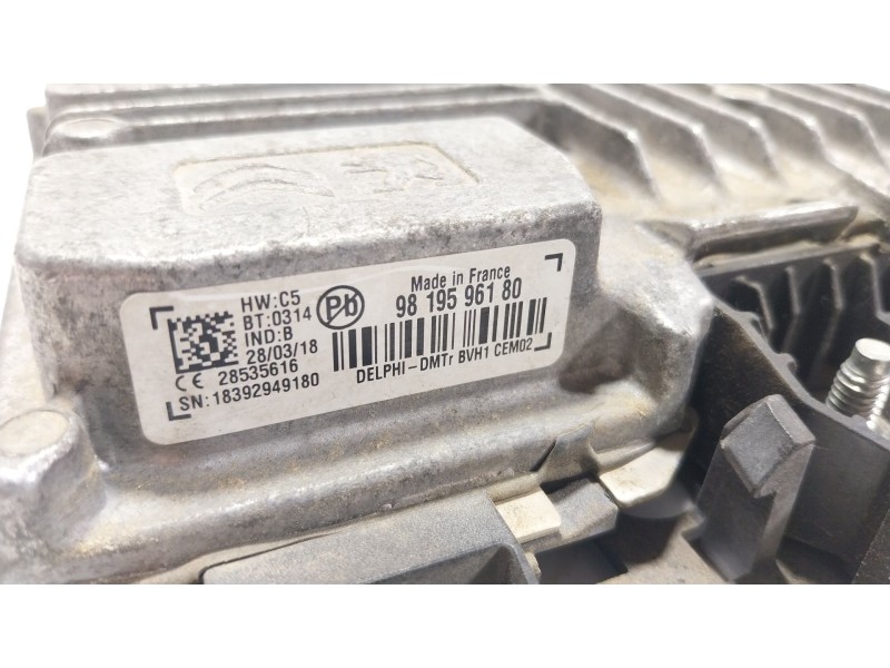 Recambio de modulo electronico para citroën c4 cactus 1.6 bluehdi 100 referencia OEM IAM 9819596180 9819596180 