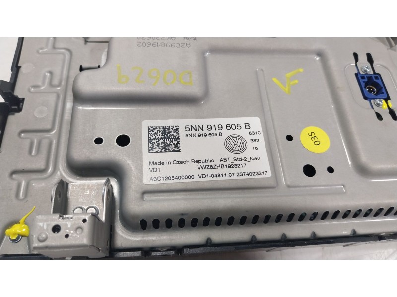 Recambio de pantalla multifuncion para volkswagen t-roc (a11, d11) 2.0 tdi scr referencia OEM IAM  5NN919605B 