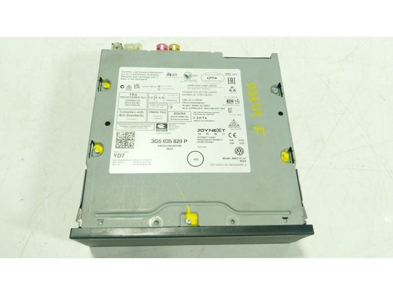 Recambio de sistema navegacion gps para volkswagen t-roc (a11, d11) 2.0 tdi scr referencia OEM IAM  3G5035820P 