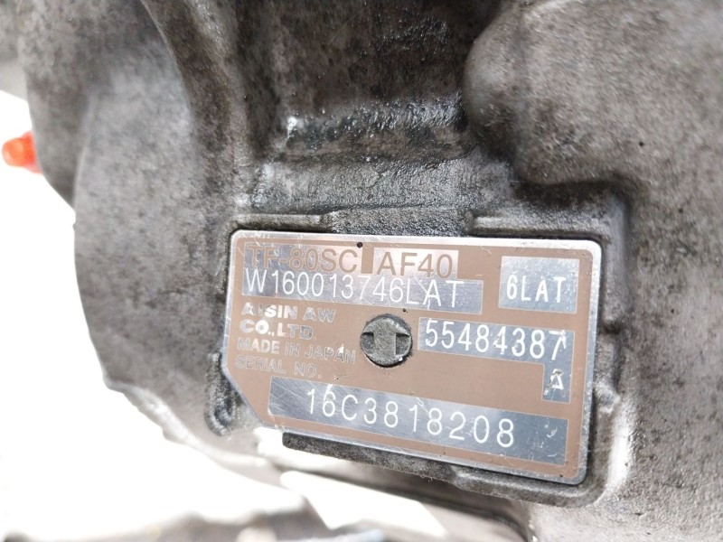 Recambio de caja cambios para opel insignia a (g09) 2.0 cdti (68) referencia OEM IAM   