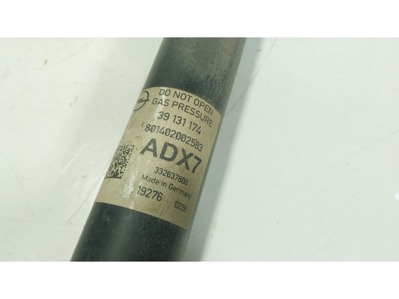 Recambio de amortiguador trasero izquierdo para opel astra k (b16) 1.2 turbo (68) referencia OEM IAM  39131174 