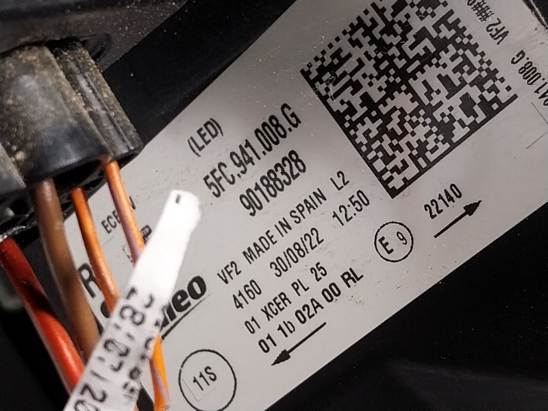 Recambio de faro derecho para seat leon sportstourer (kl8) fr referencia OEM IAM 5FC941774 5FC941008G 