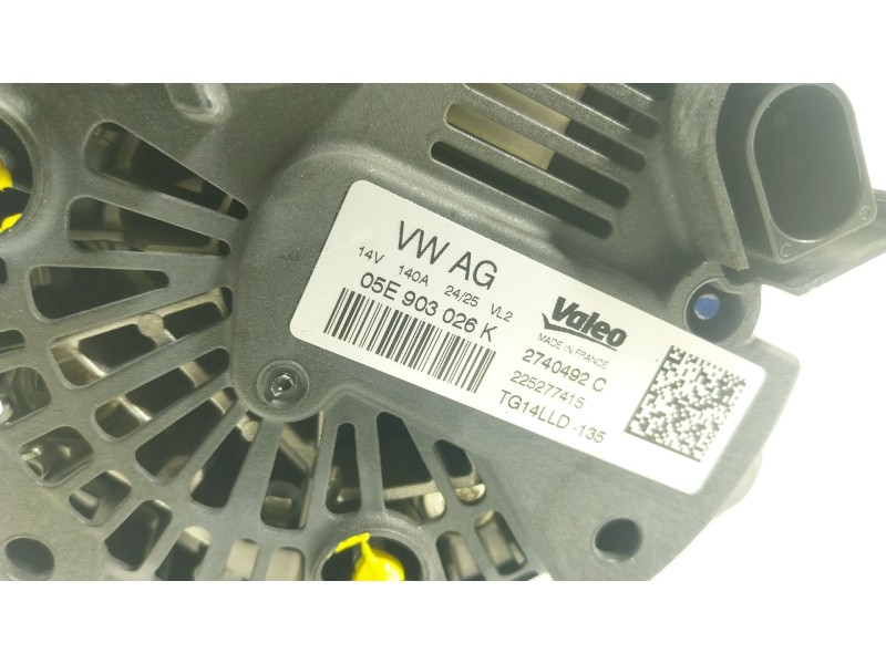 Recambio de alternador para seat arona (kj7, kjp) 1.0 tsi referencia OEM IAM 05E903026K 05E903026K 