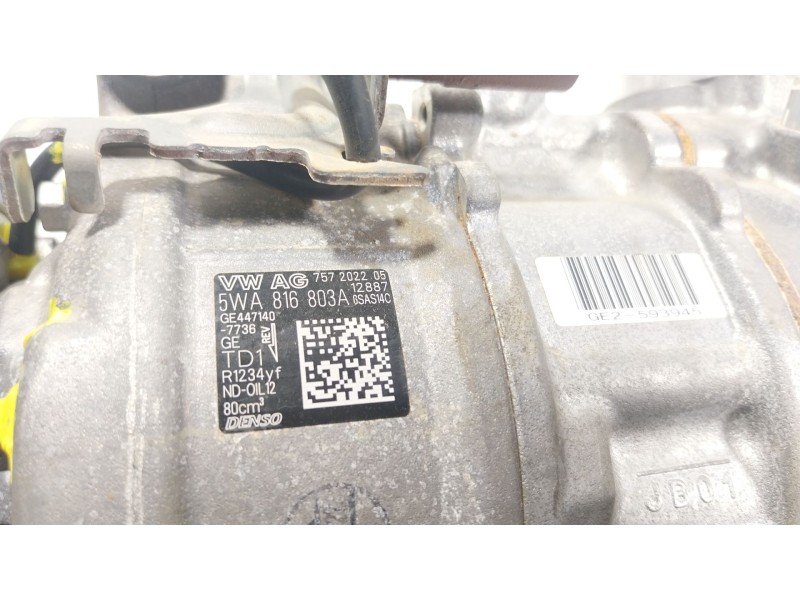 Recambio de compresor aire acondicionado para seat leon sportstourer (kl8) fr referencia OEM IAM 5WA816803A 5WA816803A 