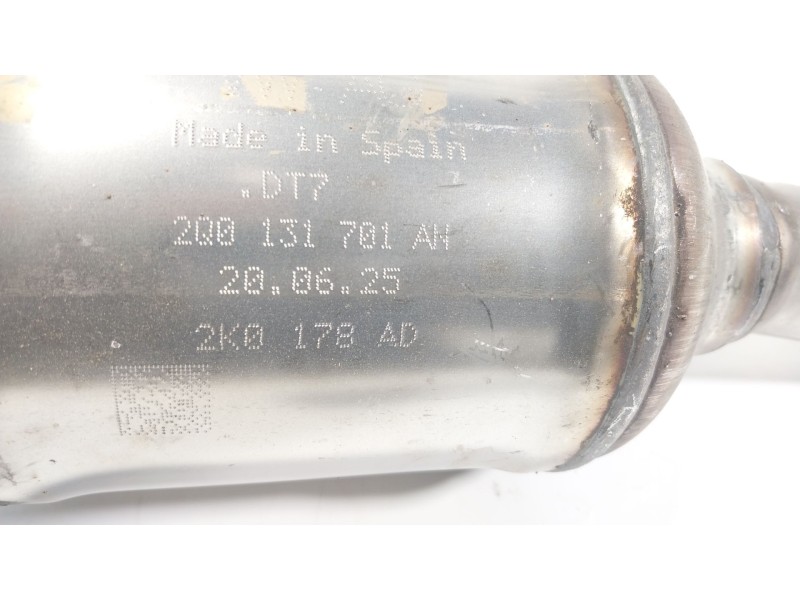 Recambio de catalizador para seat arona (kj7, kjp) 1.0 tsi referencia OEM IAM 2Q0254505MX 2Q0131701N 