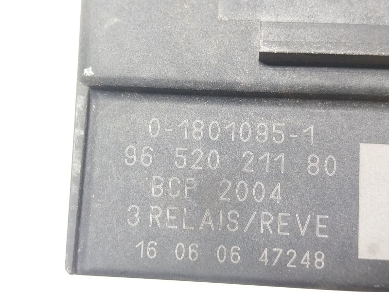 Recambio de modulo electronico para peugeot partner tepee 1.6 bluehdi 100 referencia OEM IAM 6500EJ 9652021180 