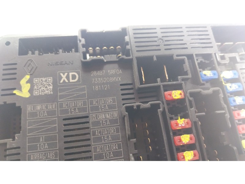 Recambio de caja reles / fusibles para nissan micra v (k14) 1.0 ig-t 100 referencia OEM IAM  284B75RF0A 