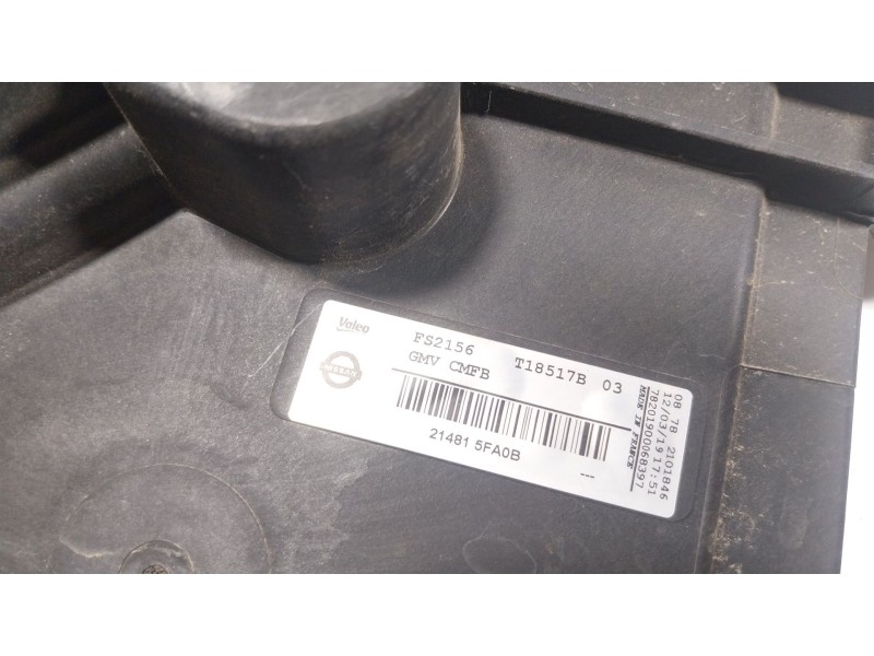 Recambio de electroventilador para nissan micra v (k14) 1.0 ig-t 100 referencia OEM IAM  214815FA0B 