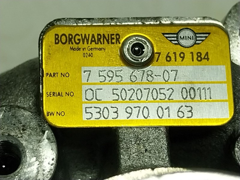 Recambio de turbocompresor para mini mini (r56) cooper s referencia OEM IAM  7619184 