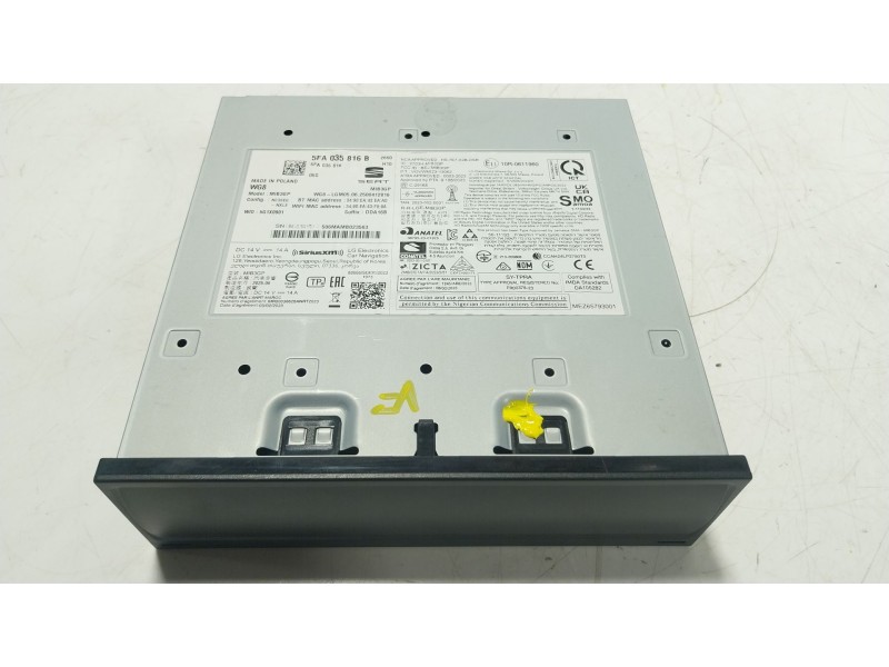 Recambio de sistema navegacion gps para cupra formentor (km7, kmp) 1.5 tsi referencia OEM IAM  5FA035816B 