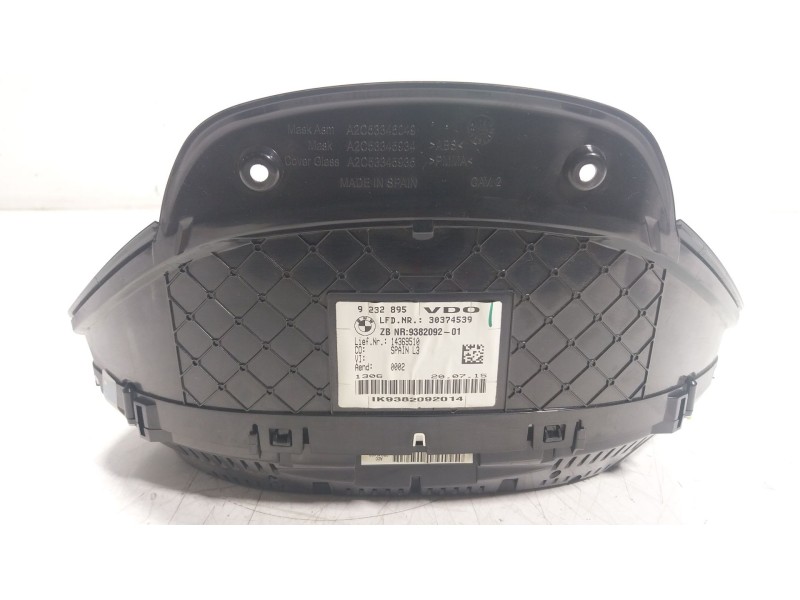 Recambio de cuadro instrumentos para bmw 3 (f30, f80) 320 d referencia OEM IAM 62105A03A09 938209201 