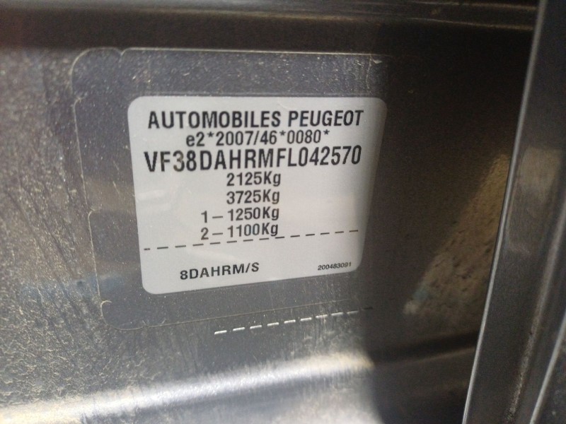 peugeot 508 i (8d_) del año 2016