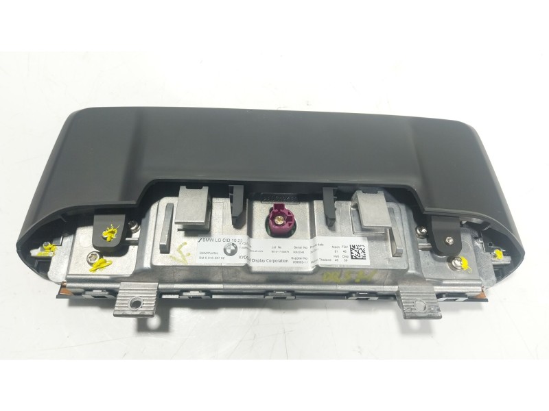 Recambio de pantalla multifuncion para bmw x6 (f16, f86) xdrive 30 d referencia OEM IAM  681638702 