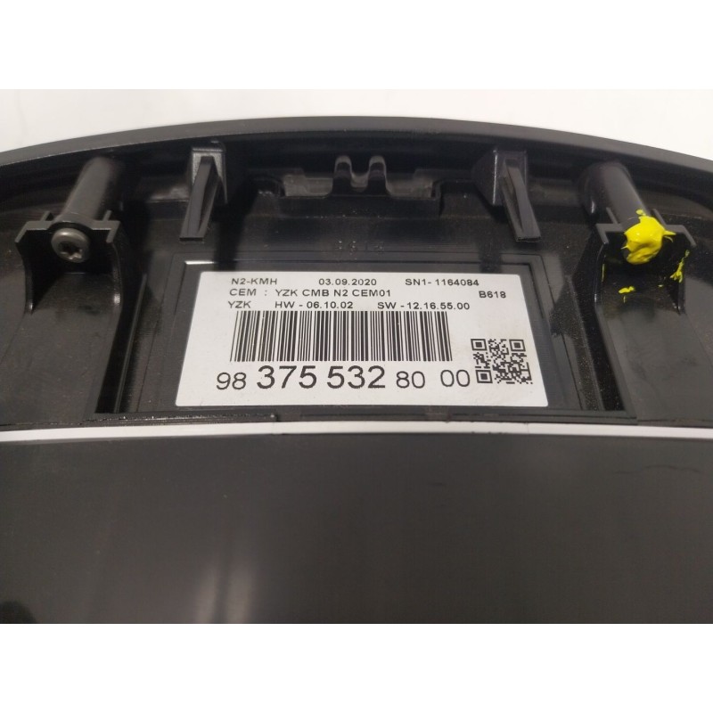 Recambio de cuadro instrumentos para citroën c3 iii (sx) 1.2 puretech 82 referencia OEM IAM  9837553280 