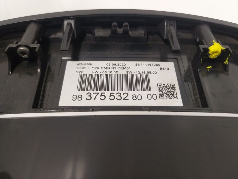 Recambio de cuadro instrumentos para citroën c3 iii (sx) 1.2 puretech 82 referencia OEM IAM  9837553280 