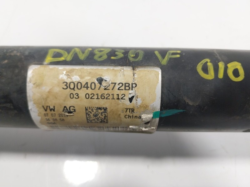 Recambio de transmision derecha para skoda karoq (nu7, nd7) 1.6 tdi referencia OEM IAM  3Q0407272BP 