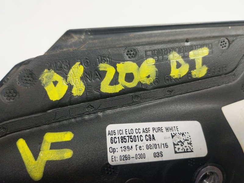 Recambio de espejo izquierdo para volkswagen polo v (6r1, 6c1) 1.4 tdi referencia OEM IAM 6C1857507A 6C1857501C 