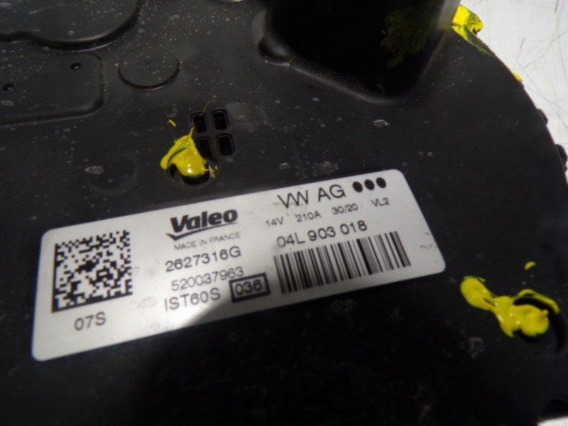 Recambio de alternador para audi q5 (fyb) 2.0 16v tdi referencia OEM IAM 04L903018 04L903018 2627316G