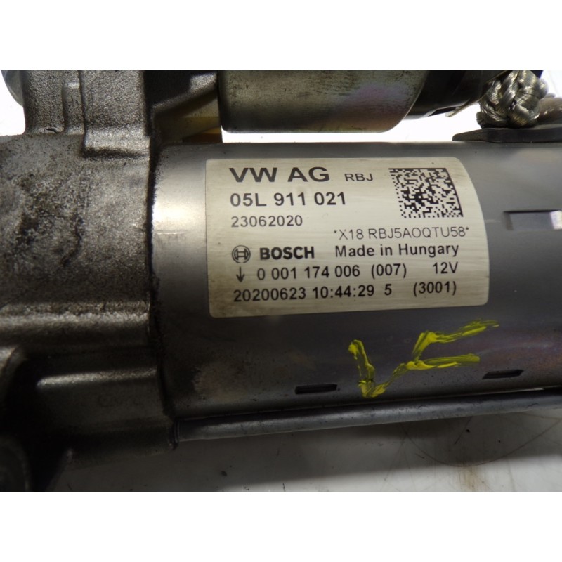 Recambio de motor arranque para audi q5 (fyb) 2.0 16v tdi referencia OEM IAM 05L911021 0001174006 05L911021