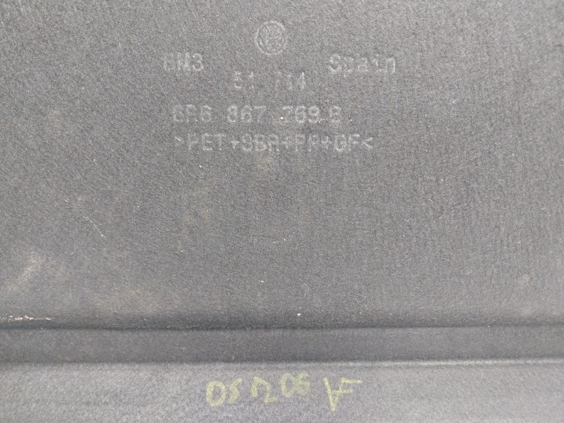 Recambio de bandeja trasera para volkswagen polo v (6r1, 6c1) 1.4 tdi referencia OEM IAM 6R6867769B 6R6867769B 