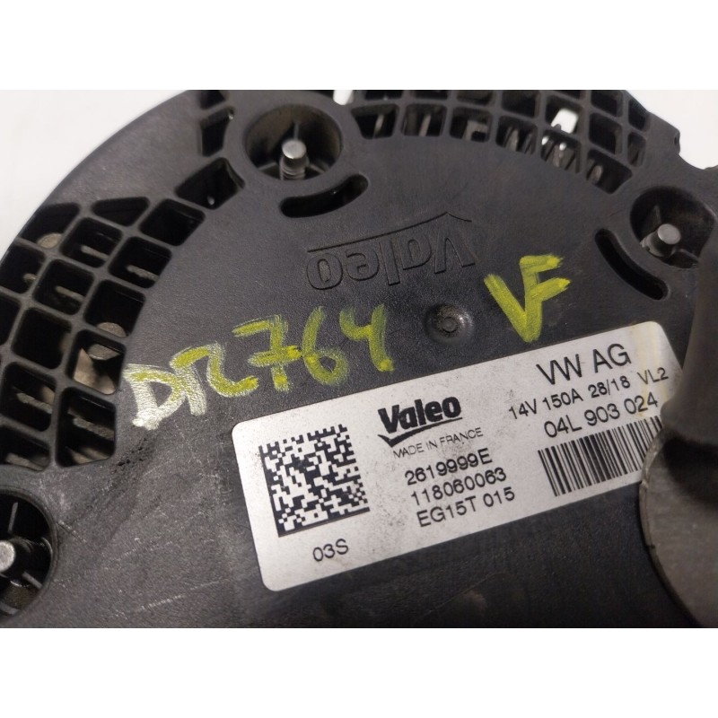 Recambio de alternador para audi a4 b9 avant (8w5, 8wd) 2.0 tdi referencia OEM IAM 04L903024 04L903024 