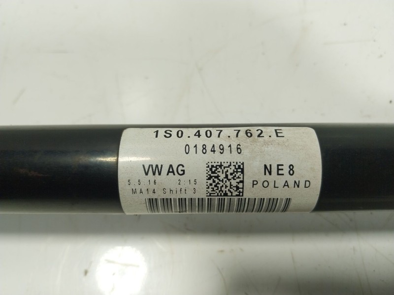 Recambio de transmision derecha para seat mii (kf1, ke1) 1.0 referencia OEM IAM  1S0407762E 