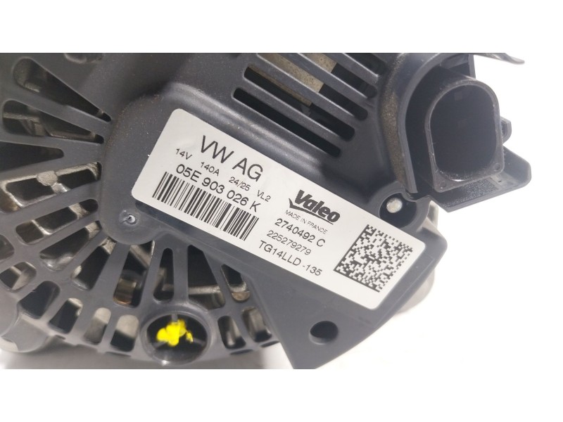 Recambio de alternador para seat arona (kj7, kjp) 1.0 tsi referencia OEM IAM 05E903026K 05E903026K 