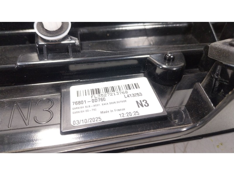 Recambio de maneta porton para toyota yaris cross (mxp_) 1.5 hybrid (mxpj10) referencia OEM IAM  768010D760 