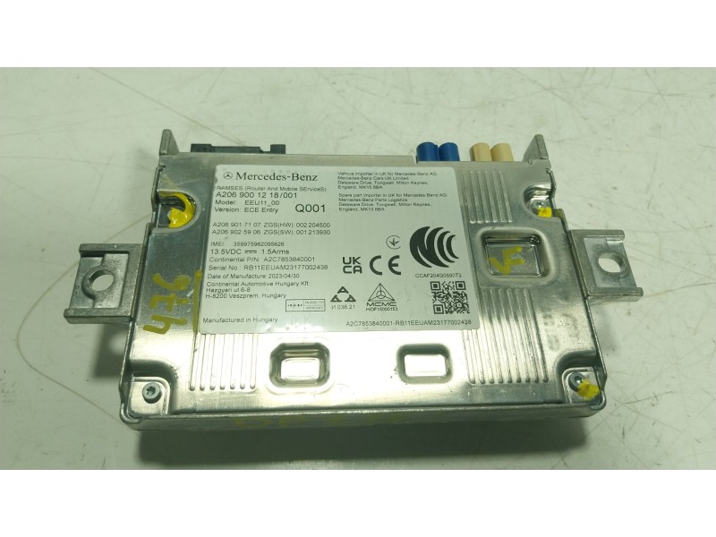 Recambio de modulo electronico para mercedes-benz glc (x254) 300e 4-matic (254.656) referencia OEM IAM A2069001218 A2069001218 