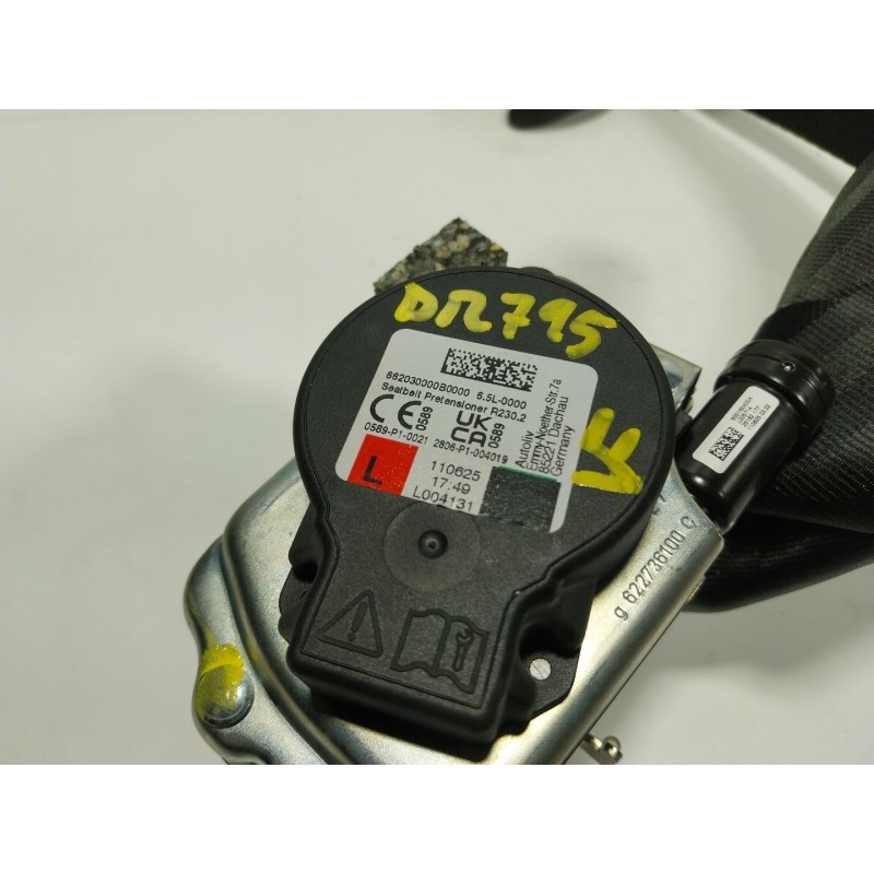Recambio de cinturon seguridad delantero izquierdo para seat arona (kj7, kjp) 1.0 tsi referencia OEM IAM 6F0857705M 0589P1004019