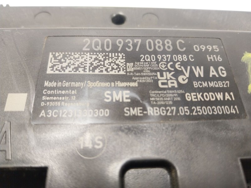 Recambio de modulo electronico para seat arona (kj7, kjp) 1.0 tsi referencia OEM IAM 2Q0937088C 2Q0937088C 