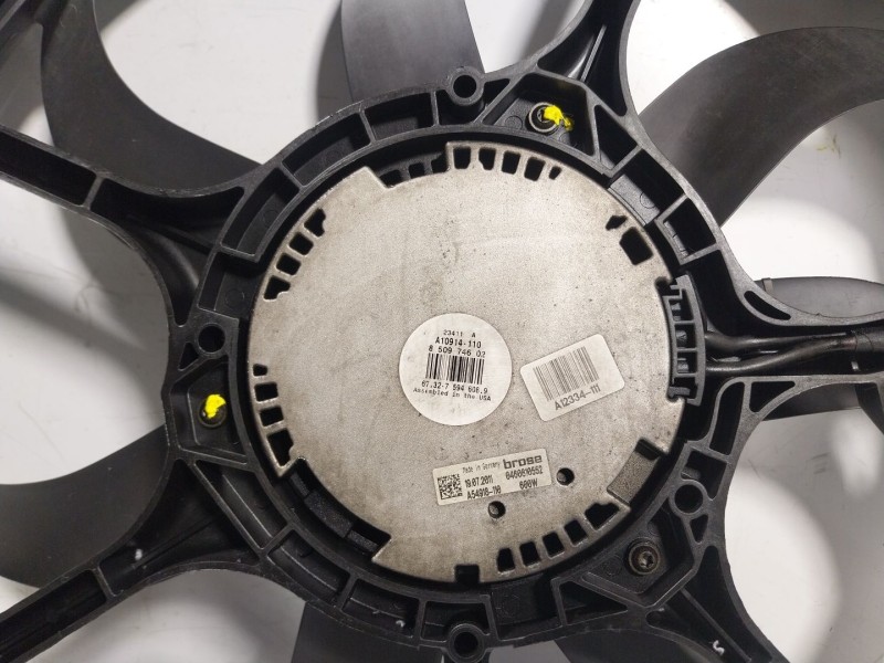 Recambio de electroventilador para bmw x6 (e71, e72) xdrive 40 d referencia OEM IAM  850974602 