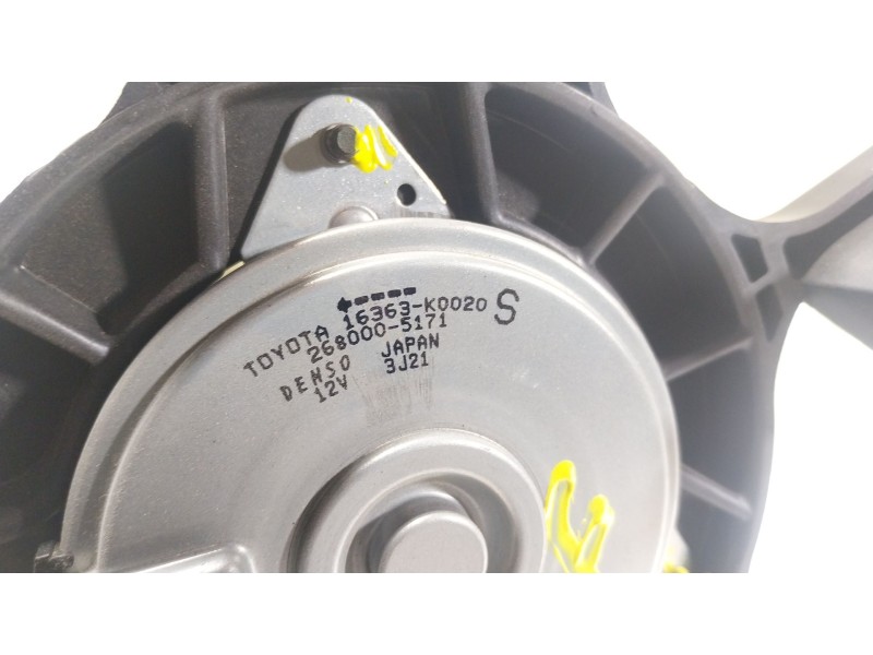 Recambio de electroventilador para toyota yaris cross (mxp_) 1.5 hybrid (mxpj10) referencia OEM IAM 16363K0020  