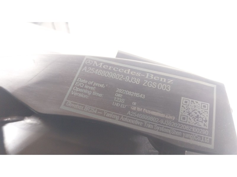 Recambio de guantera para mercedes-benz glc (x254) 300e 4-matic (254.656) referencia OEM IAM A2546809802 A2546809802 