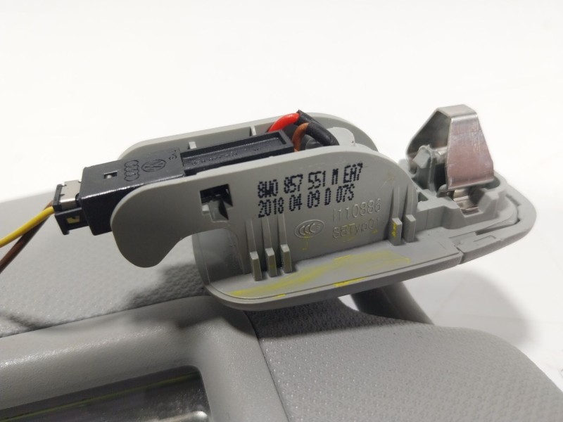 Recambio de parasol izquierdo para audi a4 b9 avant (8w5, 8wd) 2.0 tdi referencia OEM IAM 8W0857551K 8W0857551M 