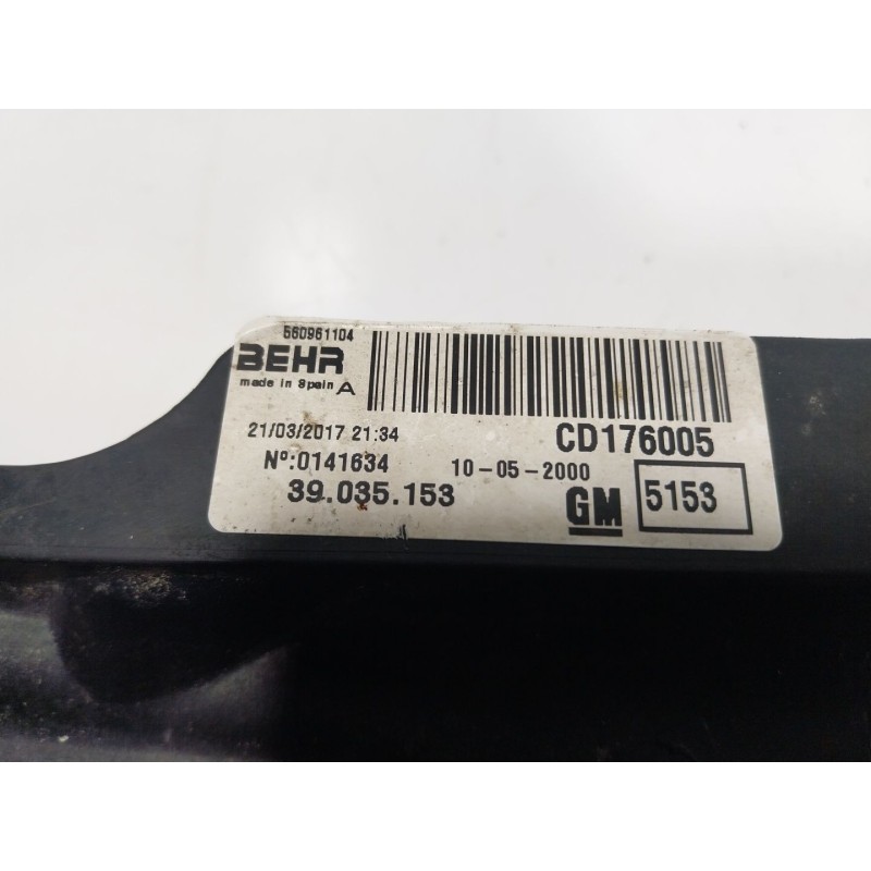 Recambio de electroventilador para opel corsa e (x15) 1.4 (08, 68) referencia OEM IAM   