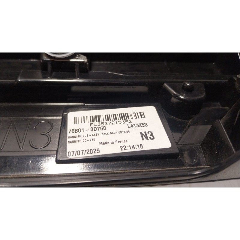 Recambio de maneta porton para toyota yaris cross (mxp_) 1.5 hybrid (mxpj10) referencia OEM IAM 768010D760 768010D760 