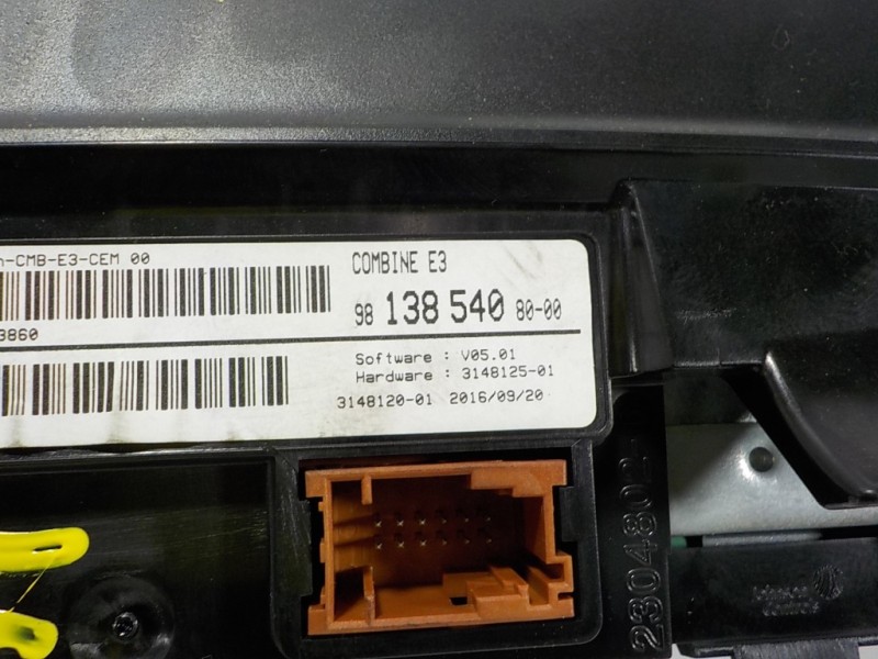 Recambio de cuadro instrumentos para citroën c4 cactus 1.6 blue-hdi fap referencia OEM IAM 9813854080 9813854080 