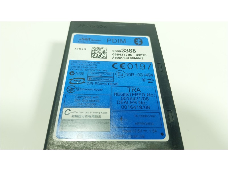 Recambio de modulo electronico para chevrolet camaro 6.2 referencia OEM IAM  20893388 